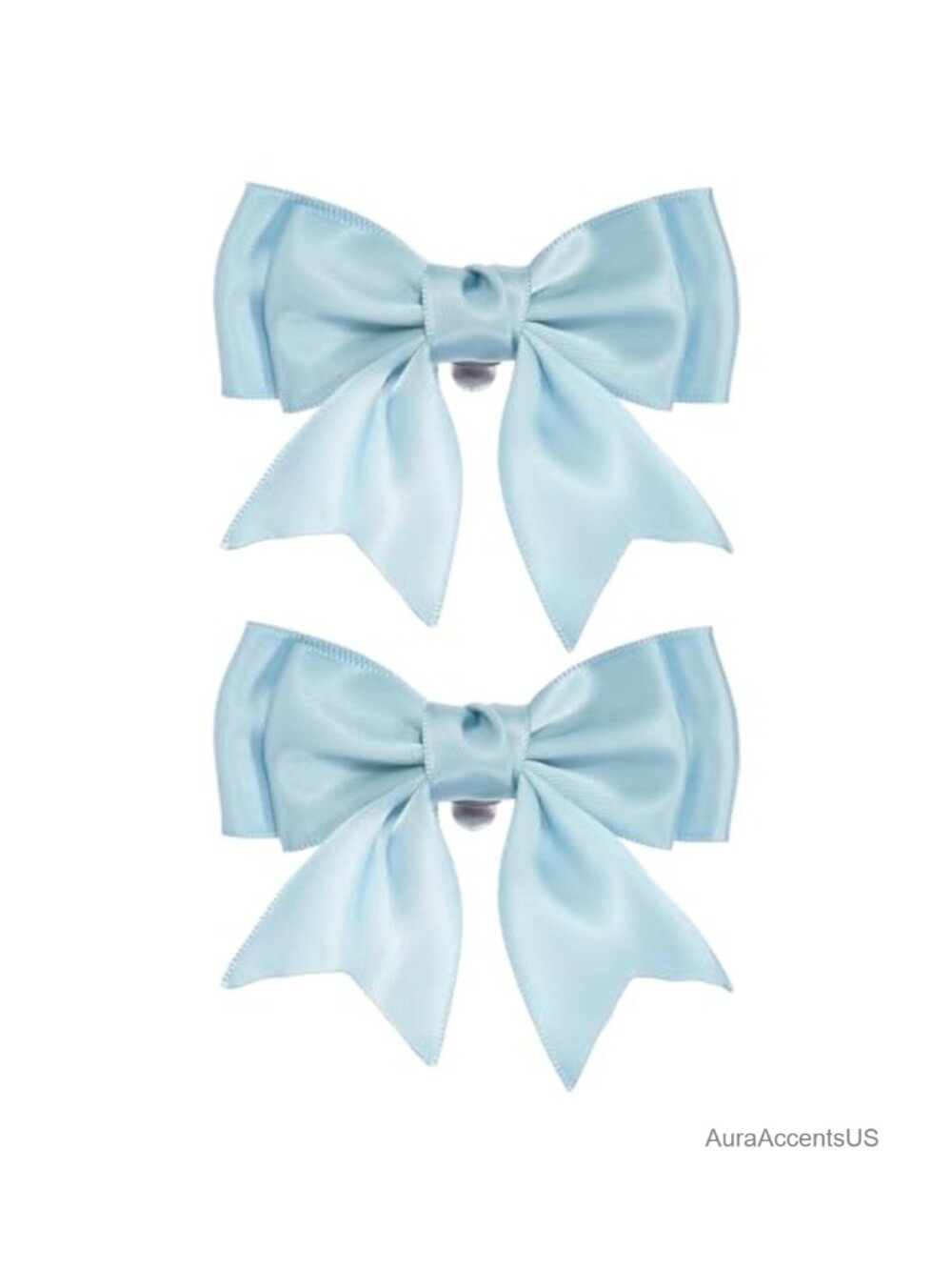 Satin Bow Shoe Clips Detachable Bowknot Embellishment for Wedding Party